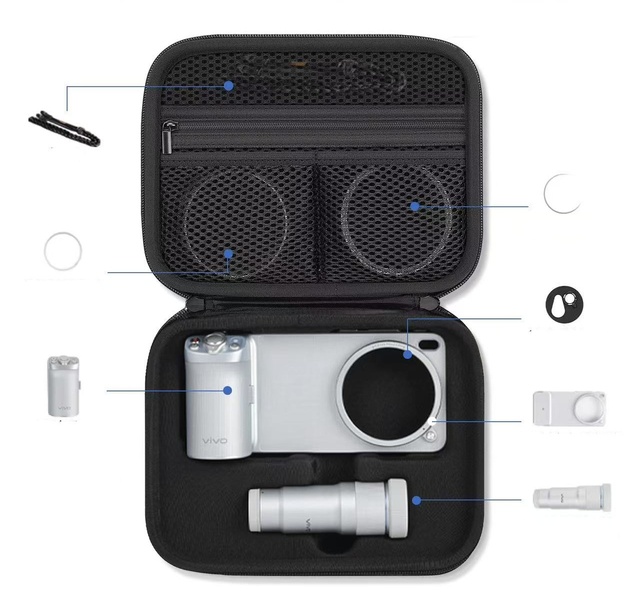 Custom Hard EVA Travel Carrying Case Protection Bag for VIVO X300 Ultra magnifier etc Accessories
