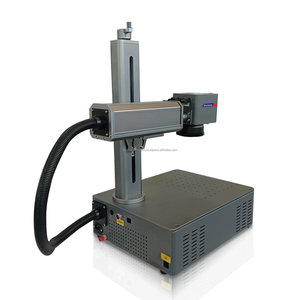 La nouvelle machine de marquage laser à fibre Raycus 30w a un dispositif rotatif pour le marquage laser de 48kg de petits métaux or et argent - Product Image 5