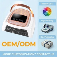 Lampe UV portable sans fil pour ongles avec décoration de luxe en strass