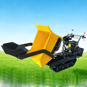 Mini-dumper chenillé chinois <span class=keywords><strong>à</strong></span> benne basculante haute pour déchets - Product Image 3