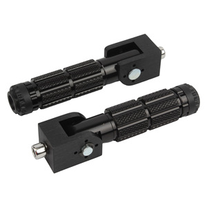 Pedales Plegables CNC Zuqing para Motocicleta, Scooter, Bicicleta Eléctrica, Aleación de Aluminio, Acabado Negro Titanio, Reposapiés Delantero y Trasero - Product Image 4