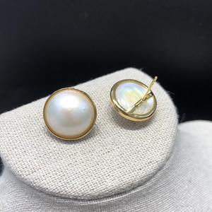 Colgante Clásico Redondo de Perla Mabe Blanca de Agua Salada Grado A, 15-16mm, Engaste de Bisel, Plata 925, Unisex, para Uso Diario - Product Image 2