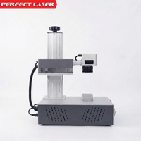 Grabador Láser de Fibra de 5W, Grabador Láser 3D Subsuperficial de Sobremesa CNC con Wi-Fi para Grabado en Acrílico/Vidrio/Cristal/Metal, 50x50x80mm, 2 Años de Garantía