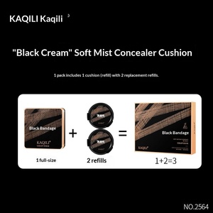 Crema BB Black Bandage Cushion del fabricante, compre una y llévese dos gratis, hidratante, ligera, correctora, sin grumos - Product Image 4