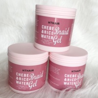 Gel de tressage de marque privée avec logo personnalisé maintien supplémentaire 4C gel pour cheveux coiffants pour tresses torsadées gel unisexe pour cheveux tenue forte