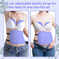 Famicheer BSCI Compresse de coton pour huile de ricin, enveloppes réutilisables pour les mains