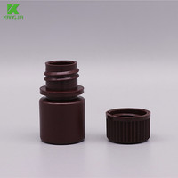 Flacon de réactif à col étroit de 8 ml, stérile, en plastique, sans lavage, en HDPE, pour le stockage de réactifs de laboratoire