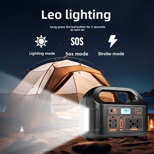 Banco de Energía Solar Portátil de 300W MPPT con Onda Sinusoidal Pura para Acampar al Aire Libre, Emergencias, Cortes de Energía, 220V 110V Eg009Li Onda Sinusoidal Pura - Product Image 4