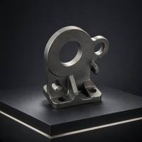 Soporte de Montaje Industrial Mecanizado por CNC de Precisión Personalizada, Base de Soporte de Acero Fundido de Alta Resistencia