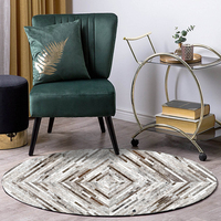 New Style Rindsleder bedruckter Teppich 3D-Druck Teppich Teppich für Wohnzimmer Moderner Haushalt Wohnzimmer Teppich Teppich