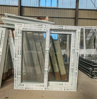 Fenêtre coulissante en PVC résistante aux ouragans, double vitrage trempé avec moustiquaire pour bâtiments résidentiels en Jamaïque