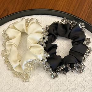 ที่คาดผมผ้าซาตินสีพื้นประดับคริสตัลลูกไม้สไตล์เกาหลี ทนทาน เหมาะสำหรับผู้หญิงใช้ในชีวิตประจำวัน - Product Image 6