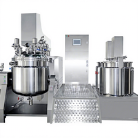 Machine d'émulsification et d'homogénéisation sous vide, mélangeur émulsifiant, pompe, moteur, boîte de vitesses, construction en acier inoxydable, certifiée CE/ISO
