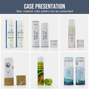 Boîte d'emballage cylindrique ronde <span class=keywords><strong>en</strong></span> papier kraft écologique avec logo personnalisé recyclable pour écharpes, t-shirts, serviettes, vêtements - Product Image 6