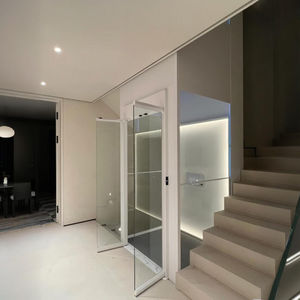 Трехэтажный безлифтовый (без шахты) жилой лифт с тяговым приводом переменного тока, безредукторный, с опциями из ПВХ и красивым выбором цветов - Product Image 3