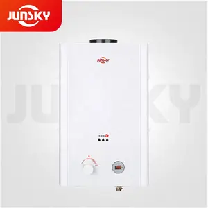 JunSky sıfır serisi düşük fiyat Junsky 16 litre taşınabilir anında gaz yakıtlı su ısıtıcısı otel için