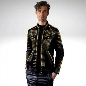 Chaqueta de Invierno para Hombre XS, Personalizable, Estilo Urbano, Piel de Vaca y Lona, Ecológica, Transpirable, Resistente al Viento - Product Image 1