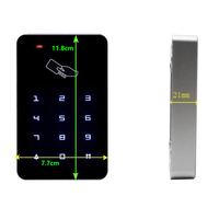 Sistema de Control de Acceso de Seguridad para Puertas con Lector de Proximidad RFID de 125KHz y Teclado Táctil Independiente, en Oferta