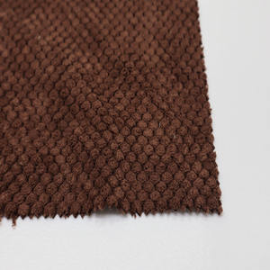 纯色涤纶尼龙混纺3D菠萝内饰灯芯绒提花坐垫家具玩具宠物床面料 - Product Image 6