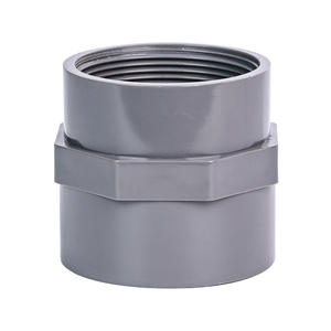 Adaptateur de tuyau en PVC avec filetages internes 20mm 25mm 32mm 40mm 50mm 63mm 75mm 90mm 110mm pour raccordement d'alimentation en eau - Product Image 1