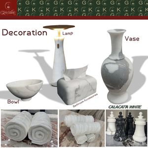 Mármol Blanco Calacatta GOLDKING <span class=keywords><strong>para</strong></span> Proyectos Comerciales de Hoteles y Villas, Pisos, Paredes, Encimeras, Escaleras, Ingeniería Personalizada - Product Image 6