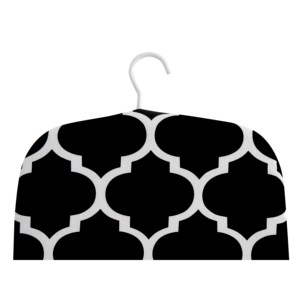 Planche à repasser compacte avec dessus en maille à motif de cuir de vache et pieds blancs - Product Image 5