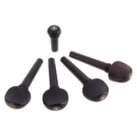 Pièces de violon en ébène 4/4, Instrument à cordes, Kit d'accessoires pour violon, 15 pièces