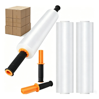 Film étirable pour emballage alimentaire en rouleau jumbo, LLDPE, couleur et taille personnalisées, haute brillance, toucher doux