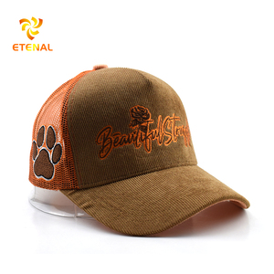 Bán Buôn Ánh Sáng Màu Nâu Vải To Sợi Trucker Hat Tập Thể Dục Cổ Điển Dành Cho Người Lớn Lưới Trở Lại Biểu Tượng Tùy Chỉnh Hip Hop Hiệu Suất Thời Trang Jersey Vải - Product Image 4