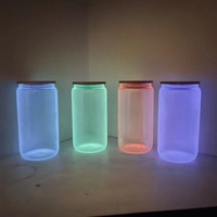Canette à bière à Double paroi en verre 25oz, pot Mason, tasse en verre avec paille et couvercle en bambou, vente en gros