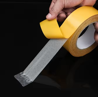 Ruban adhésif double face en fibre de verre haute résistance pour la fixation de tapis, l'assemblage de sols et la décoration