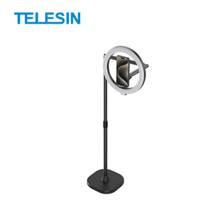 Anneau lumineux LED Telesin 10 pouces pour photographie, selfie, éclairage d'appoint pour <span class=keywords><strong>YouTube</strong></span>, TikTok, vidéo et streaming en direct - Product Image 4