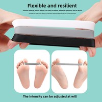 Bande de stretching en silicone Melenlt pour hallux valgus, correcteur de l'alignement des orteils et de l'exercice du pied pour soulager les douleurs de la hanche.
