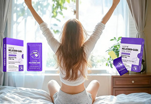 <span class=keywords><strong>Film</strong></span> oral Mélatonine+GABA Travel Top Choice 30/boîte, format cigarette, sans eau, soulage l'insomnie de voyage, saveur mangue - Product Image 2