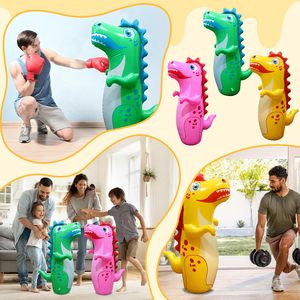 Oferta Especial: Saco de Boxeo Inflable de Dinosaurio, Juguete de Boxeo Rebotador para Niños, para Interiores y Exteriores - Product Image 6