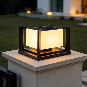 Lámparas Solares LED Modernas para Exteriores, Personalizadas de Fábrica, con Clasificación IP65, para Postes de Puerta Principal, de 25/30/40/50 cm - Product Image 1