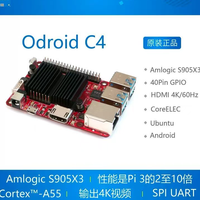 Carte de développement ODROID-H4/H4+/H4 Ultra & C4 SBC Amlogic Quad-core DDR5/eMMC 2.5GbE/SATA Android/Linux/Ubuntu/Debian