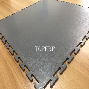 High Strength Anti-Slip PVC Garage Floor Tiles 2mm Plastic Flooring for Workshop Interlocking Vinyl Mats Outdoor 5mm PVC Vinyl - Product Image 1