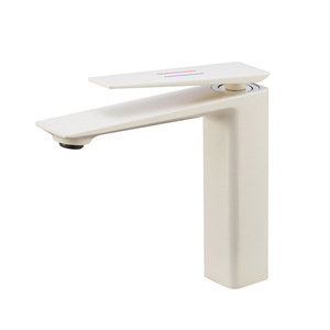 Basin Faucet Single Handle Ceramic Valve Core <b>Deck</b> Mounted Single Hole Copper Basin Faucet - Product Image 1
