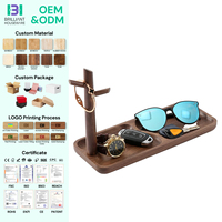 BH Tempat Penyimpanan Bentuk Ranting dari Kayu Bambu yang Halus dan Terlapis, Dilengkapi Gantungan untuk Kunci, Dompet, Perhiasan, Kacamata