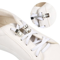 Lacets paresseux Lacets magnétiques rapides colorés Lacets de chaussures élastiques Lacets magnétiques plats sans attache
