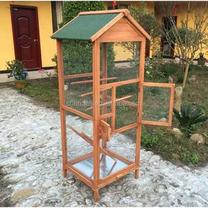 SHUNDA Bird Cage Large Aviary Racing Pigeon Cage Pet Cages, Carriers & Houses Sustainable Print SDB005 Wooden Carton Packing