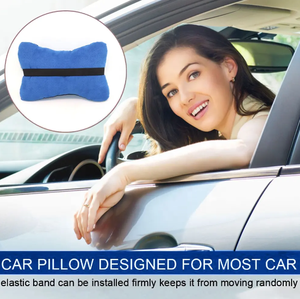 Venta al por mayor vibrador reposacabezas de lujo masaje coche cuello y espalda almohada con masaje - Product Image 3