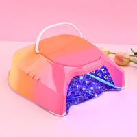 Professionnel 86W Pro Cure Double Lumière Vernis À Ongles Sèche Rechargeable Sans Fil UV LED Gel Sèche Lampe pour Salon À Domicile Manucure