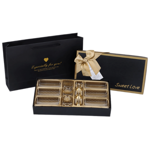 Sang Trọng Hộp Giấy Với Lưới Sô Cô La Bộ Quà Tặng Đóng Gói Tùy Chỉnh Màu Sắc & Logo Hộp Giấy Cho Sinh Nhật Valentine Của Ngày Giáng Sinh - Product Image 2