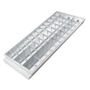 ไฟกระจังหน้า LED สำหรับใช้ในสำนักงานขนาด120*60ซม. ตัวเรือนอลูมิเนียม T8 - Product Image 2