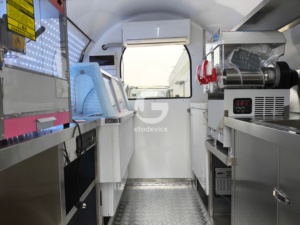 Remolque de Comida ETODEVICE de 8.2 pies, Totalmente Equipado, Remolque de Cocina Móvil Personalizado para Catering - Product Image 5