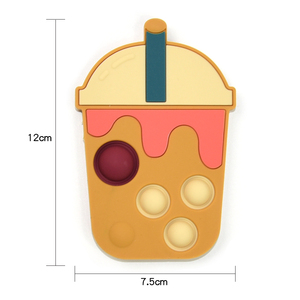 Wolife diseño Original masticar <span class=keywords><strong>mordedor</strong></span> de silicona bebé niños juguetes sensoriales masticables forma de té lechoso juguete silicona bebé <span class=keywords><strong>mordedor</strong></span> - Product Image 6