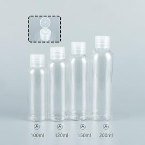 Hot Selling 50ml 100ml 120ml Plastic PET Cosmetic Container <b>Bottle</b> <b>Flip</b> <b>Top</b> Cap Water Shampoo Packaging Custom Logo Cheap Price - Product Image 5