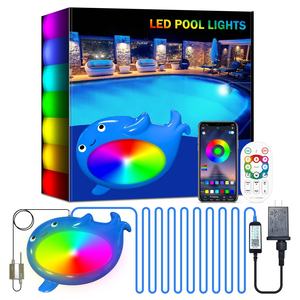 Lámpara LED Sumergible IP68 de 12V, Exclusiva para Piscinas, de Montaje en Pared, con Fibra Óptica, para Iluminación Ambiental - Product Image 4